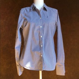 American Eagle Outfitters Blue & White Check Shirt